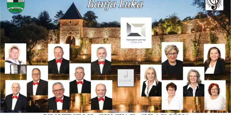 Koncert ansambla „Prijatelji sa Vrbasa“ u Gradišci