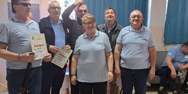  Sportski klub slijepih „Svijetlost“ iz Gradiške drugi na turniru „Motajica Kup“ (FOTO)
