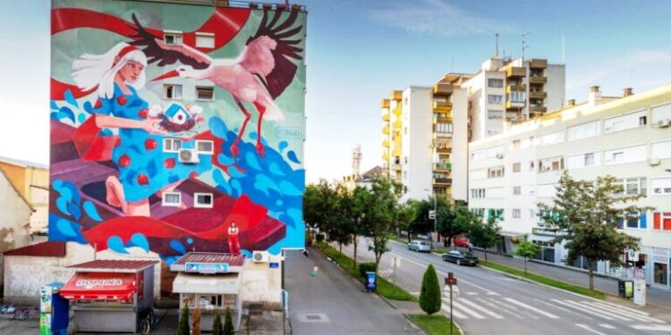 Foto dana: Mural “Dom” Nataše Konjević
