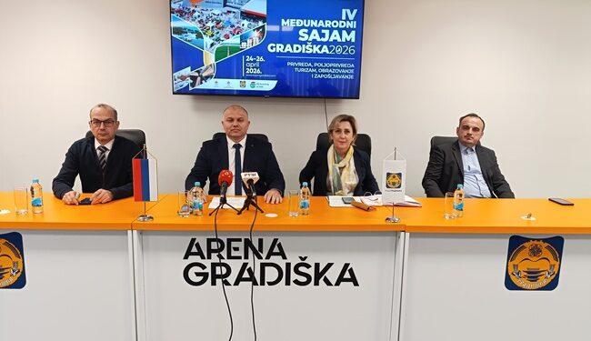 IV Međunarodni sajam Gradiška 2026 u aprilu u Areni Gradiška