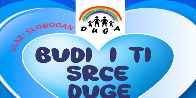 Manifestacija „Budi i ti srce Duge“ u utorak
