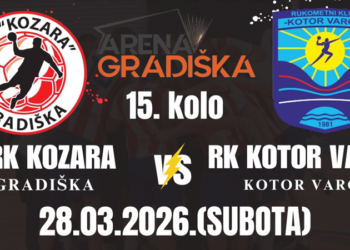 Rukometaši Kozare dočekuju Kotor Varoš: Prenos na Jutjub kanalu RTVG-a