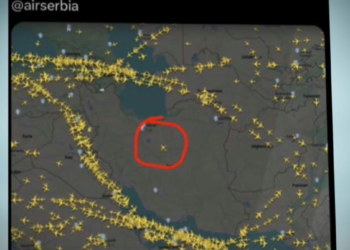 Fotografija izazvala raspravu: Da li je Air Serbia letjela iznad Irana?