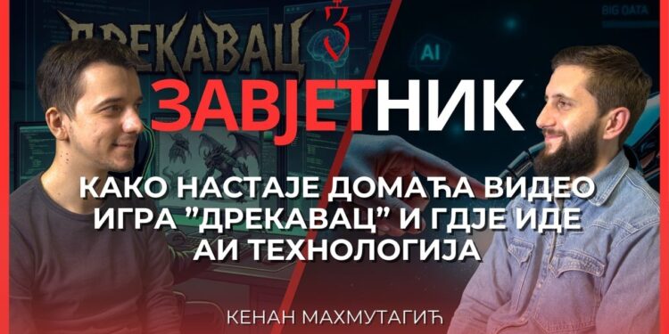 NAJSTRAŠNIJA BALKANSKA IGRA STIŽE NA STEAM: Mladi IT preduzetnik Kenan Mahmutagić iz Gradiške gostovao u podcastu „Zavjetnik