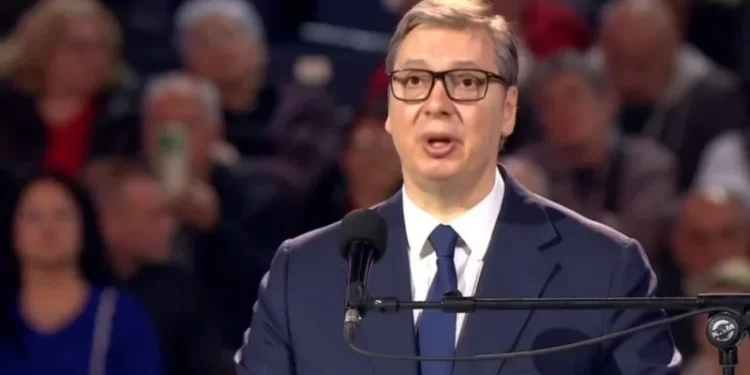 Vučić sa SNS mitinga poručio: Čuvat ćemo mir s Bošnjacima, neću dozvoliti da nas okreću jedne protiv drugih