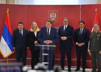Dodik: “Srpska je ugrožena “vojnim savezom” Hrvatske, Albanije i Kosova”