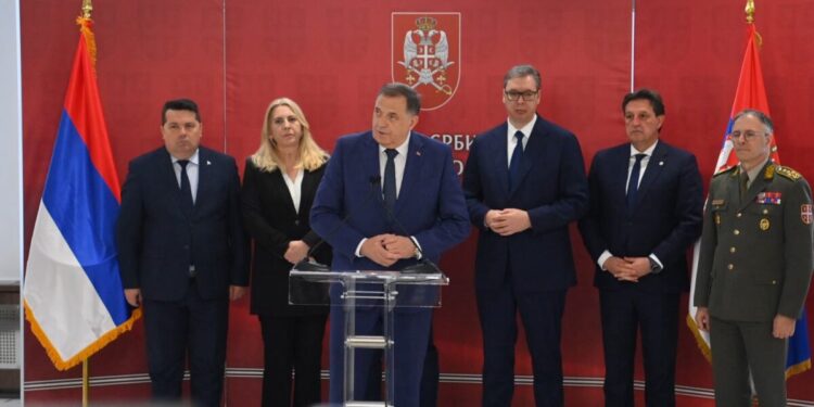 Dodik: “Srpska je ugrožena “vojnim savezom” Hrvatske, Albanije i Kosova”