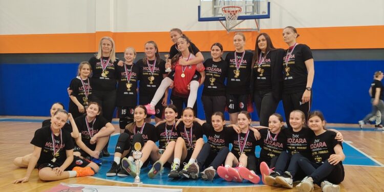 Mlađe pionirke ŽKK Kozara šampionke Republike Srpske (FOTO)