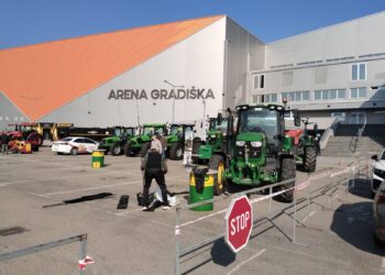 Obustava saobraćaja kod Arene Gradiška