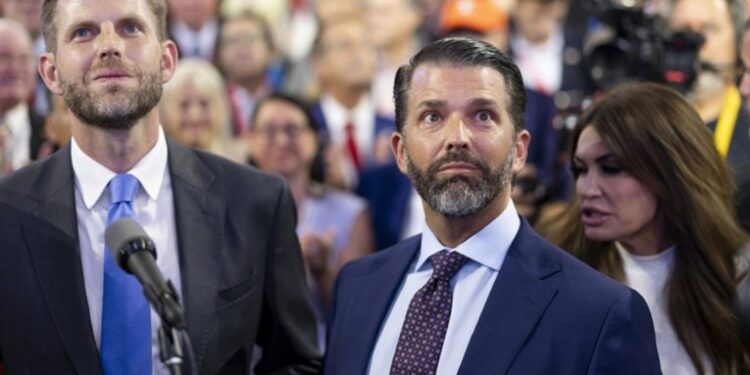 Trumpove sinove optužuju da zarađuju na ratu koji je pokrenuo njihov otac
