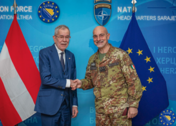 Van der Bellen u Butmiru: EUFOR ključan za sigurnost BiH