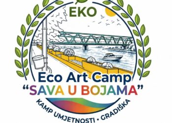 „Kamp umjetnosti“ na keju uz Savu: Gradiška spaja umjetnost, ekologiju i dječju kreativnost