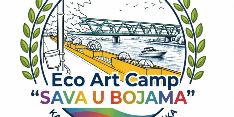 „Kamp umjetnosti“ na keju uz Savu: Gradiška spaja umjetnost, ekologiju i dječju kreativnost