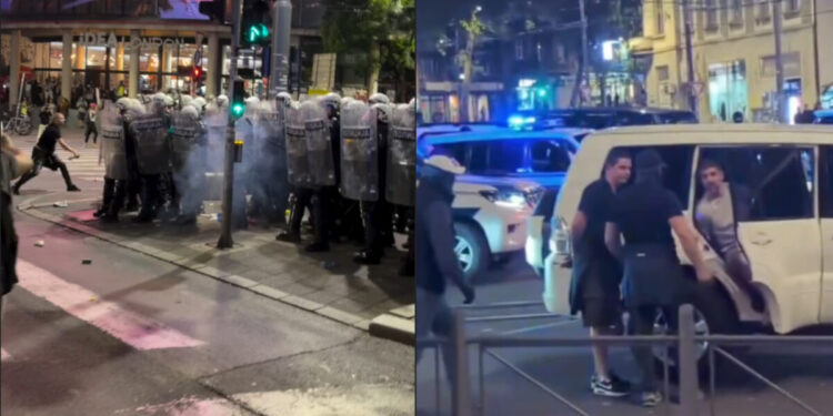 Studente opet tukla policija – oni poručili: “Srbija ili mafija”