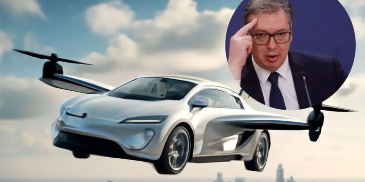Vučić se javio iz Kine i obećao građanima: “Stižu leteći automobili!”