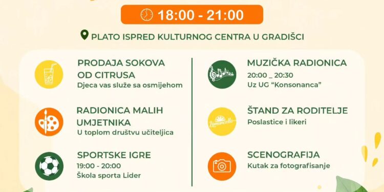 Humanitarna “Citrusijada” 8. i 9. jula u Gradišci