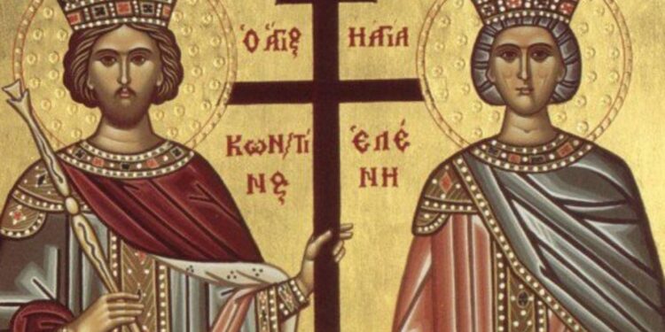 Sutra Sveti car Konstantin i carica Jelena