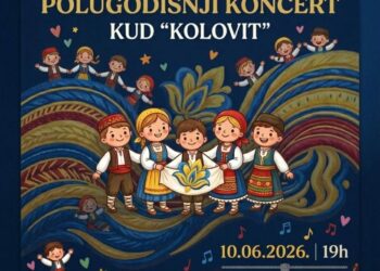 Dječiji polugodišnji koncert KUD-a „Kolovit“ 10. juna u Gradišci