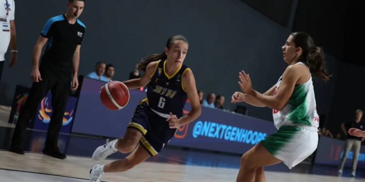 Emilia Jovičić sa selekcijom BiH na Evrobasketu (FOTO)