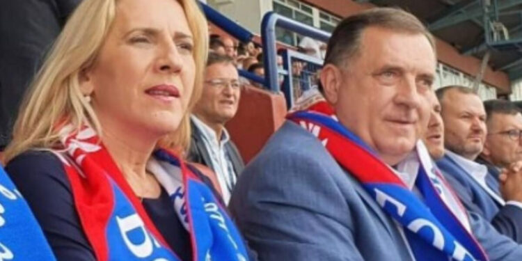 Željka Cvijanović i Milorad Dodik ponosni na uspjeh FK Borac