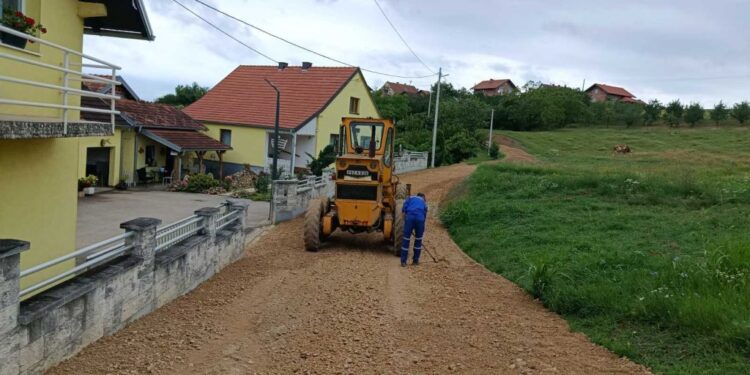 Izgradnja puteva u Potkozarju