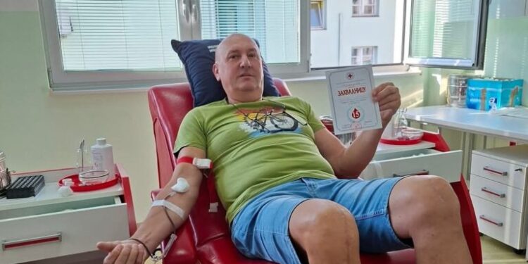 Poznati granični policajac “Maks” po 15. put darovao dragocjenu tečnost u Gradišci