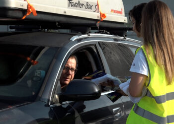 Na graničnom prelazu Gradiška sprovedena akcija „Putuj bezbijedno na odmor“ 